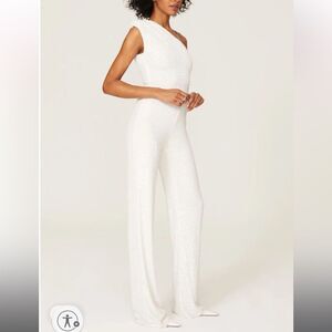 Nookie White One-Shoulder Jumpsuit